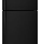 30-inch Wide Top Freezer Refrigerator - 19 Cu. Ft. - Black