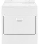 Whirlpool 7.0 CU FT Gas Dryer, WHITE