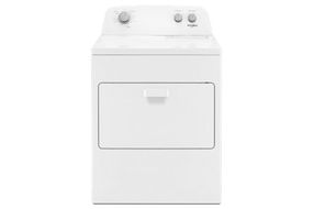 Whirlpool 7.0 CU FT Gas Dryer, WHITE