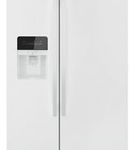 21 Cu Ft SxS Refrigerator,ExternalWater&Ice,White