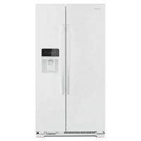 21 Cu Ft SxS Refrigerator,ExternalWater&Ice,White