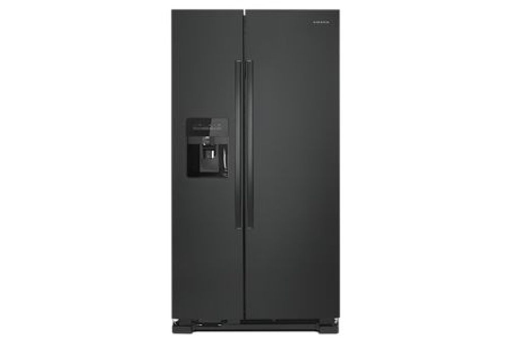 25 Cu Ft. Side by Side,External Water & Ice,Black