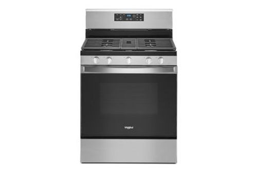 5.0 Cu Ft Freestanding Gas Range With Center Oval Burner - Stainless Steel