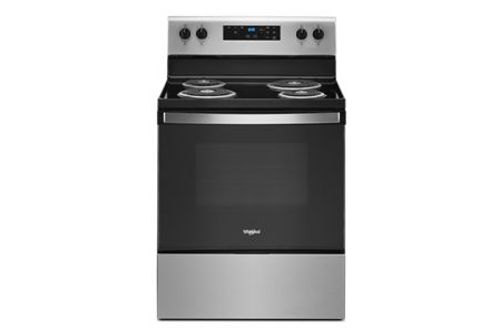 4.8 cu. ft. Whirlpool electric Range, Stainless Steel