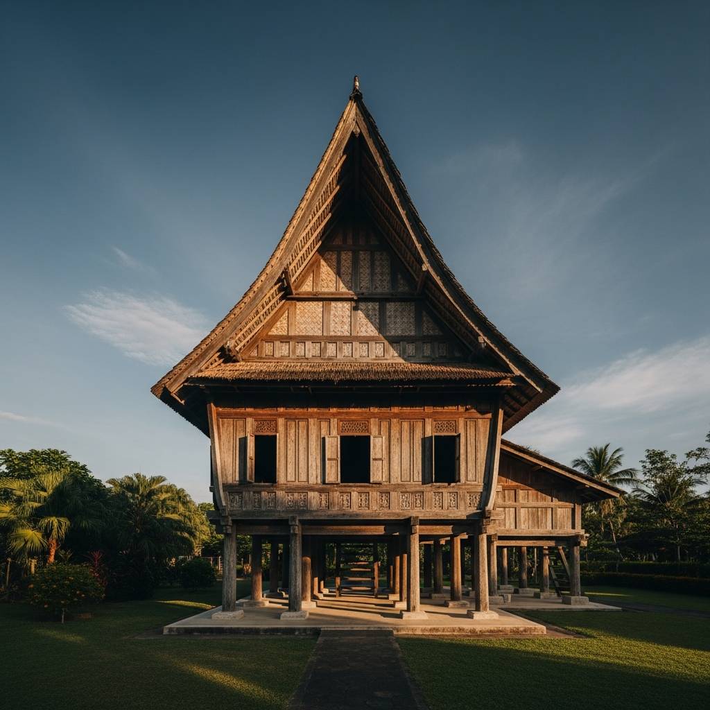 Sejarah Krong Bade, Bentuk Rumah Panggung Aceh, Fungsi Ruang Dan Filosofi Arsitekturnya