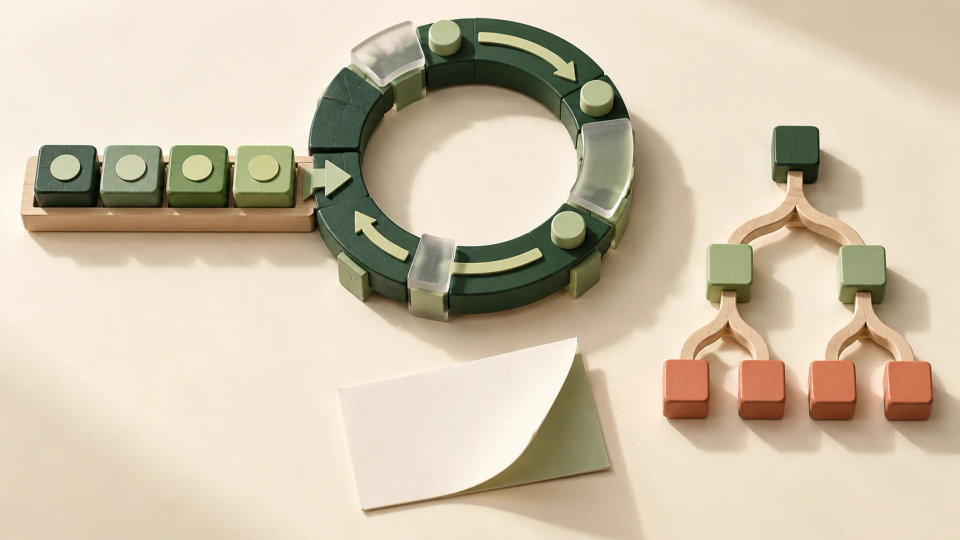 A timing loop, object tree and unfinished practice cards suggest JavaScript problem solving.