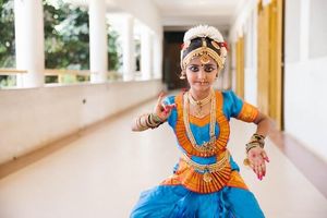 girl in a bhartiya traditional attire