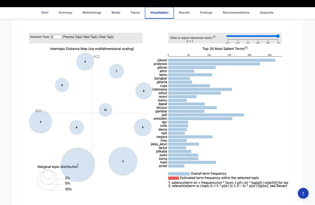 TurnBackHoax Analysis of 2024 (Topic Modeling)