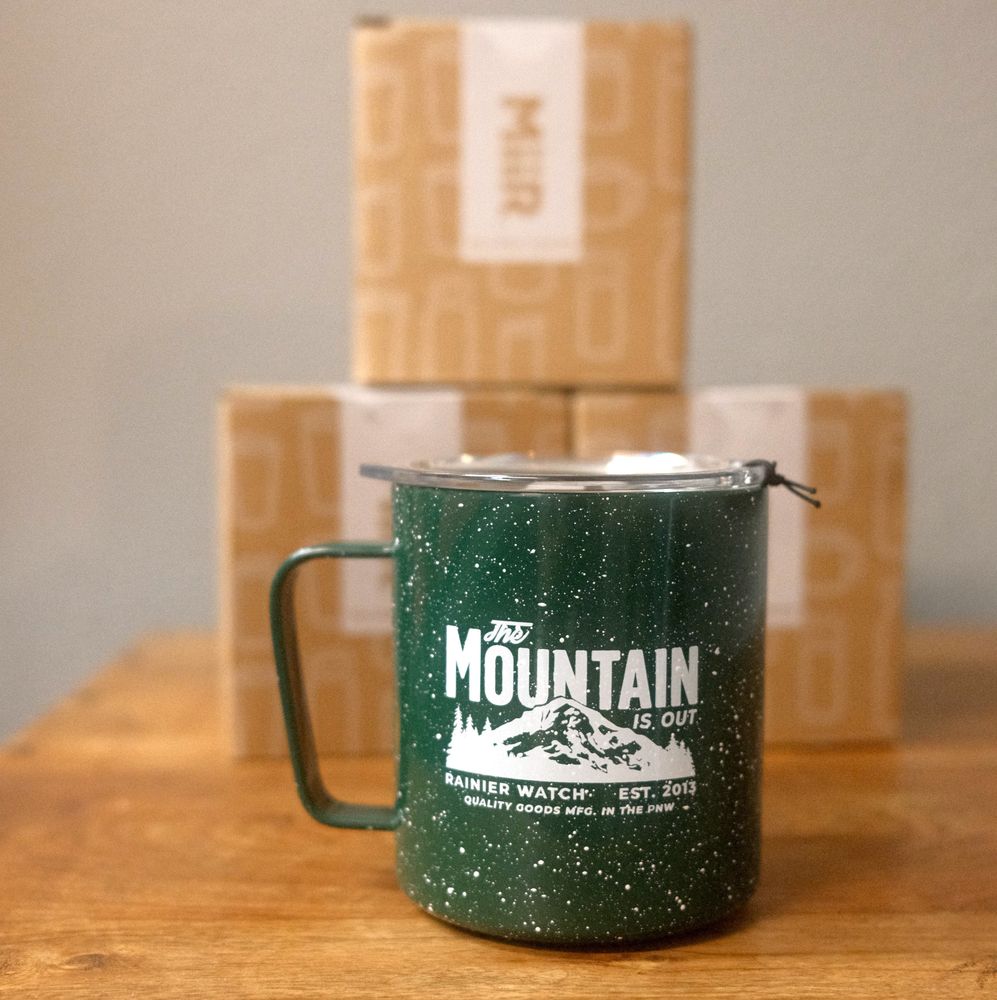 12oz MiiR Green Insulated Roaster Bear Mug | OZO Coffee Company