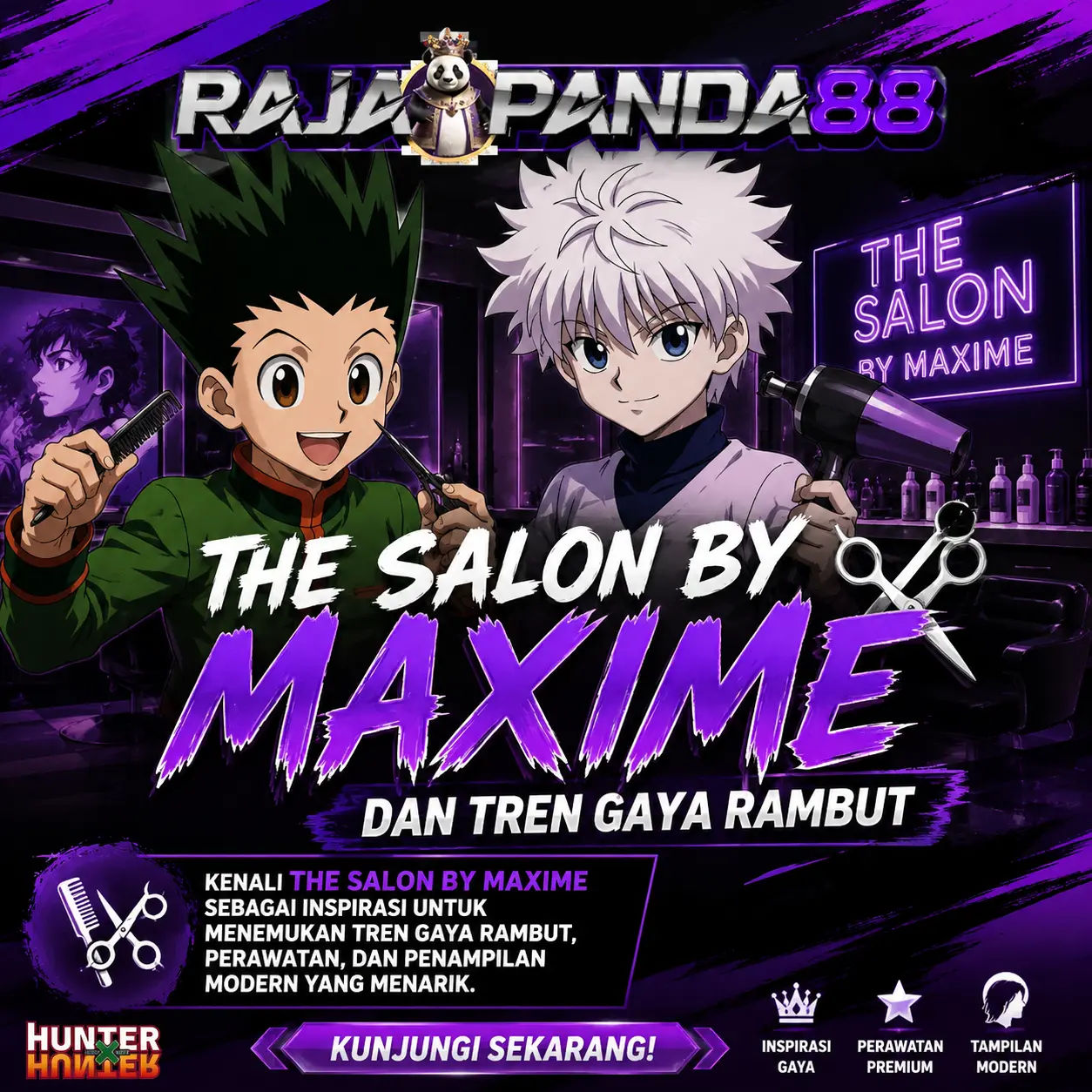 RAJAPANDA88 | The Salon by Maxime dan Tren Gaya Rambut