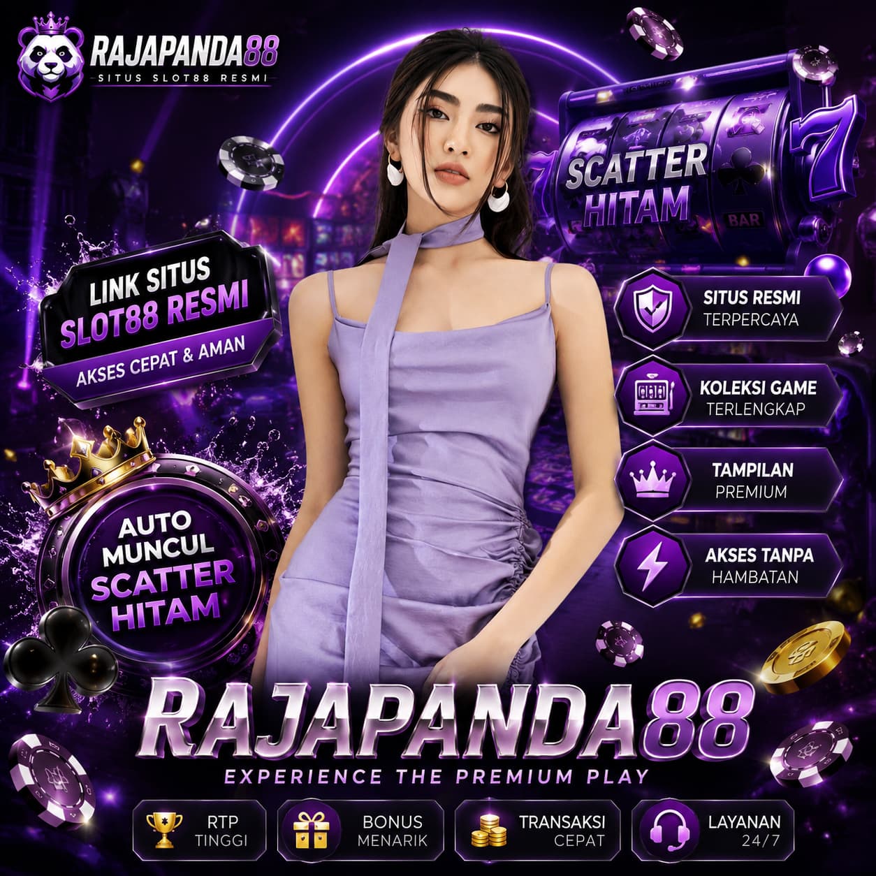 RAJAPANDA88 - Link Situs Slot88 Resmi Auto Muncul Scatter Hitam