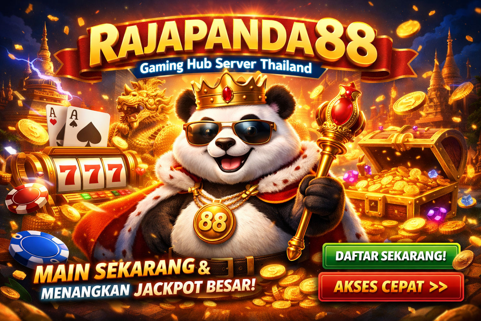 RAJAPANDA88: Gaming Hub Server Thailand Paling Dicari, Akses Ngebut Tanpa Delay