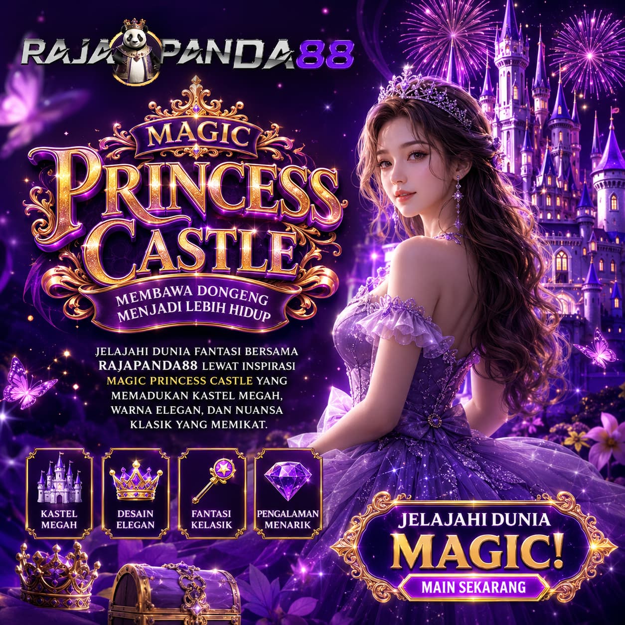RAJAPANDA88 | Magic Princess Castle Membawa Dongeng Menjadi Lebih Hidup
