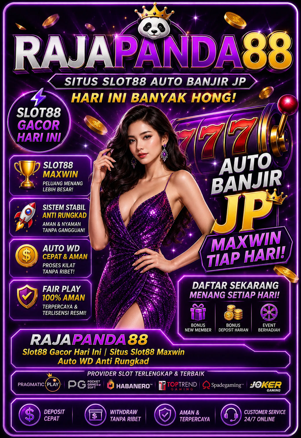 RAJAPANDA88 - Situs Slot88 Auto Banjir JP Hari Ini Banyak Hong