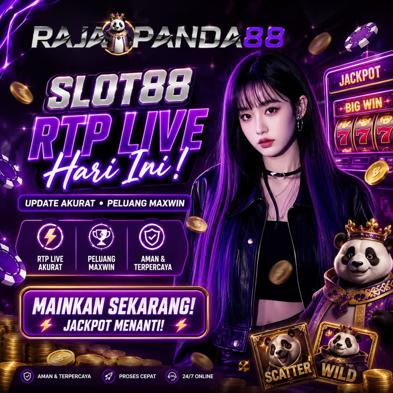 RAJAPANDA88 | Slot88 RTP Live Hari Ini dengan Update Akurat & Peluang Maxwin