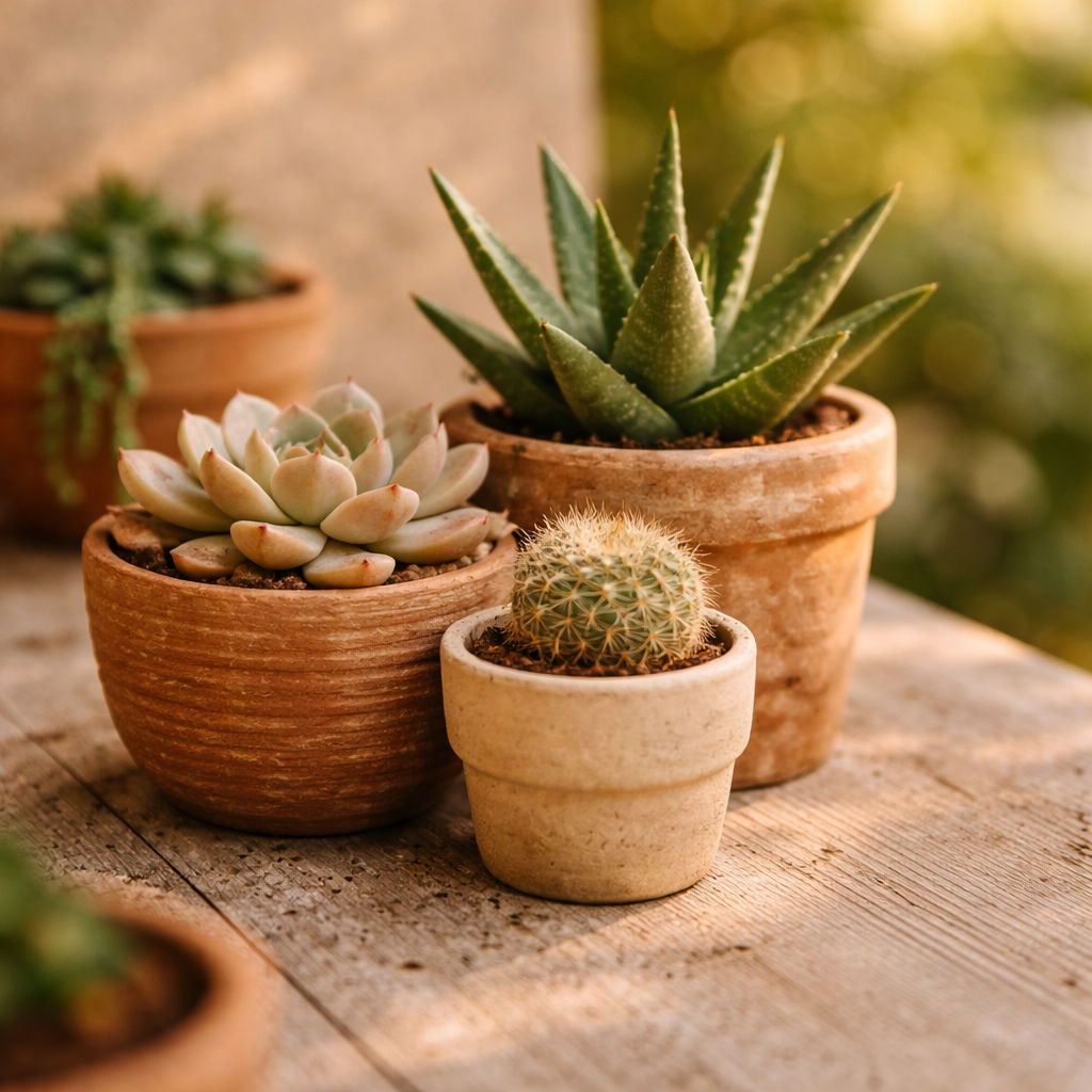 Our succulent collection