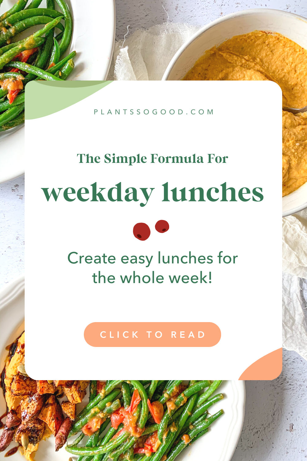 The Simple Formula for Weekday Lunches