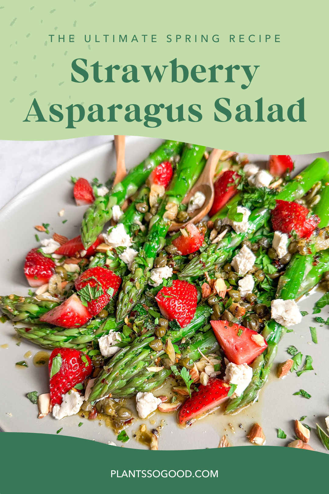 Strawberry Asparagus Salad with Caper Dressing
