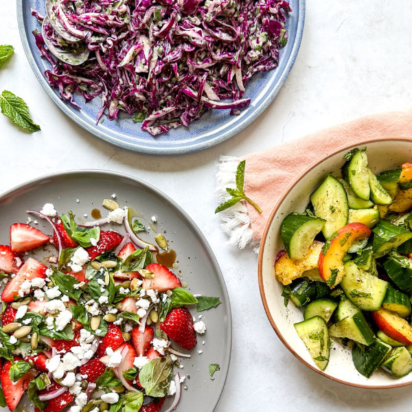 3 Quick and Easy Refreshing Summer Salads