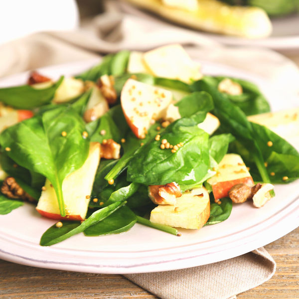 Herby Green Leaf Salad with Honey Dijon Vinaigrette