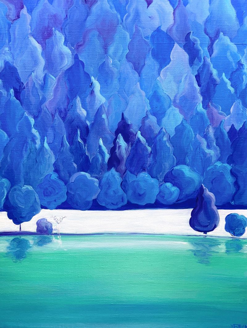 숲의 기억; 백록-4615