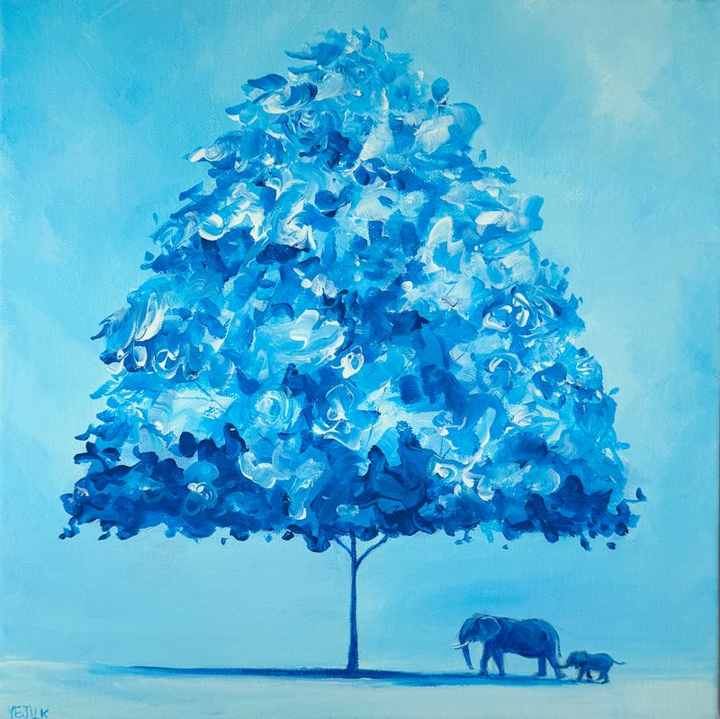 삶을 기억하는 나무; 코끼리 -4620