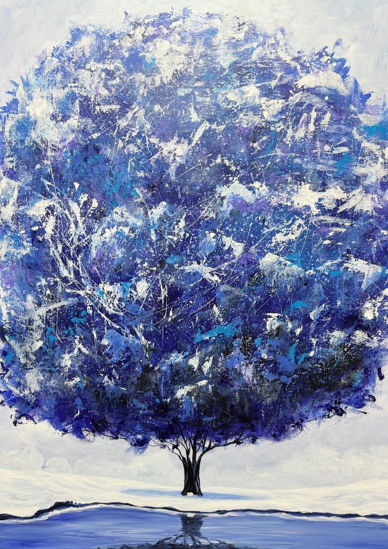 나무의 기억 ; 호숫가 낮잠 -14739