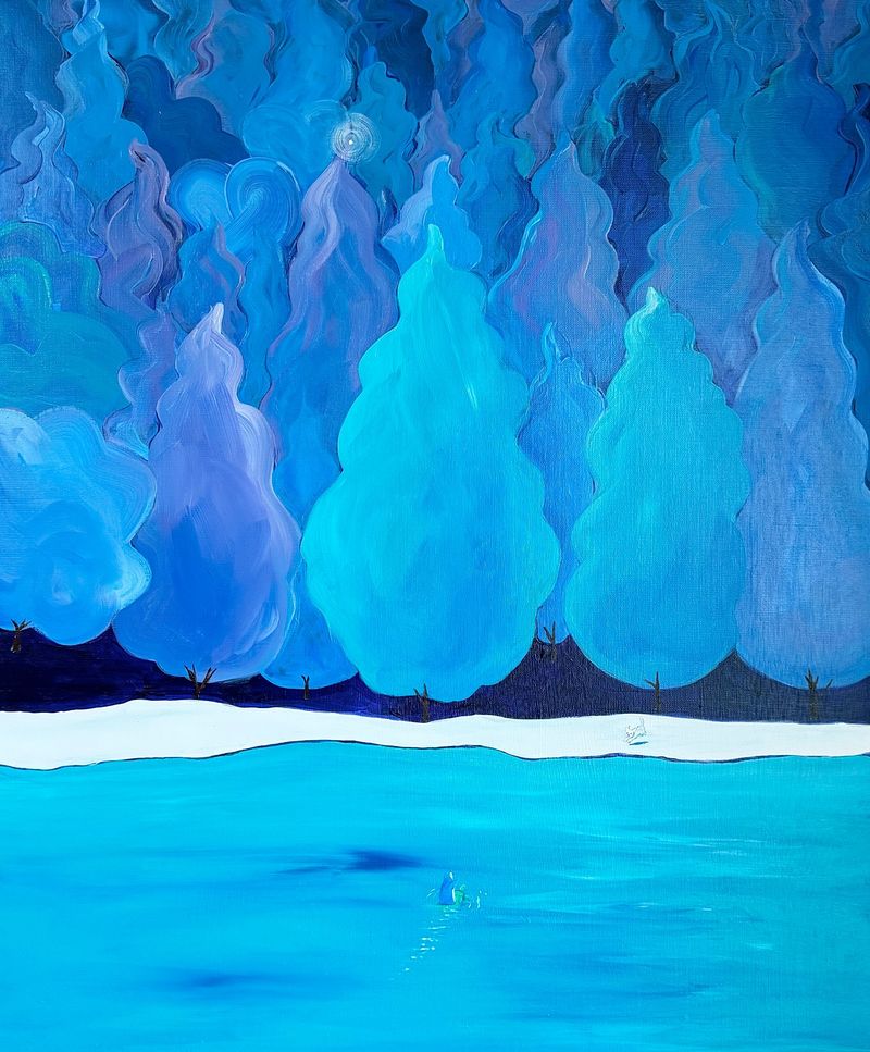 숲의 기억 ; 강아지와 펭귄 그리고 거북이 -14740