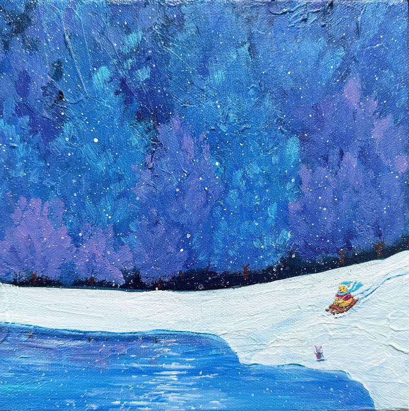 숲의 기억; 썰매 -26941