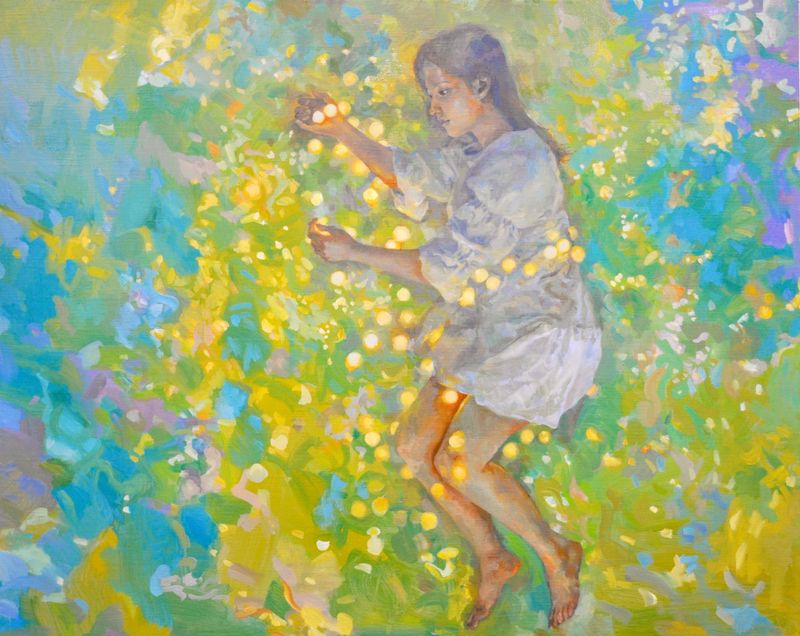 연둣빛과 푸른 추억으로 담은 빛-21901