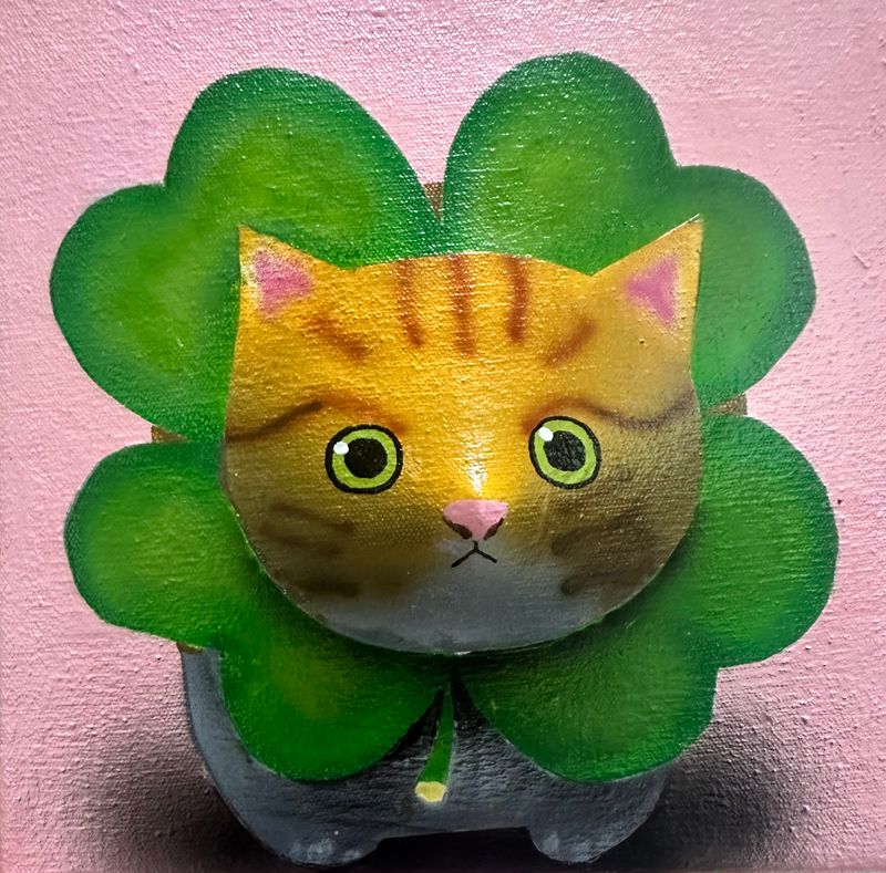 미니 네잎클로버냥-41898