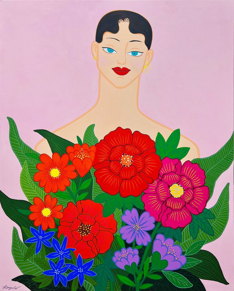 어느 여인의 꽃다발-6413