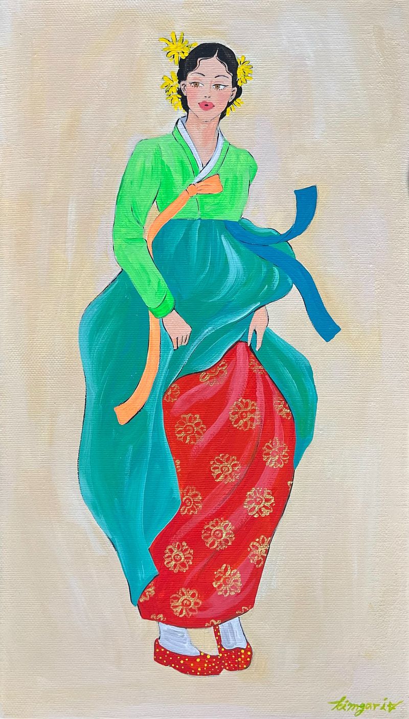 한복을 입은 여인-32143