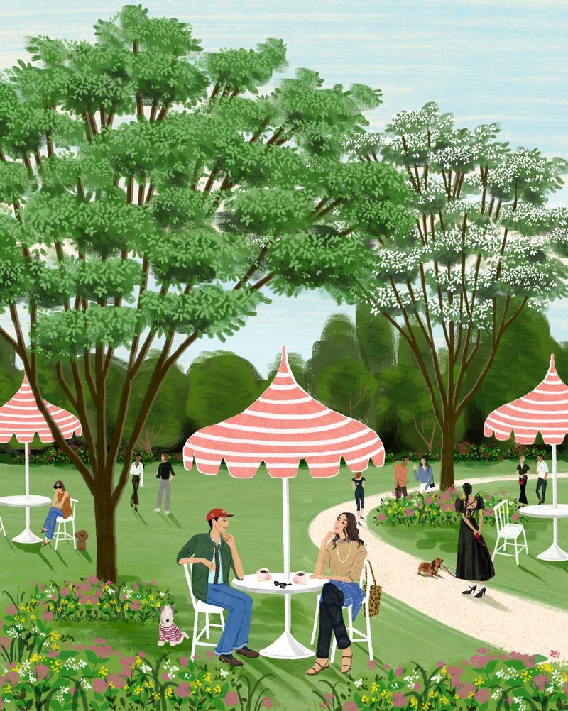 6월 공원에 있는 사람들-35850