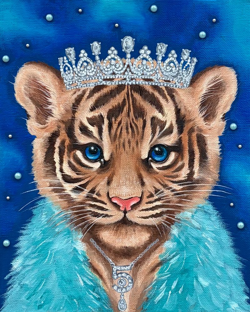 Luxury necklace And Tiger Princess-41129