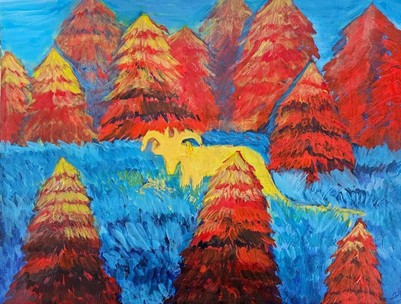 푸른 들판의 한 장면-12605