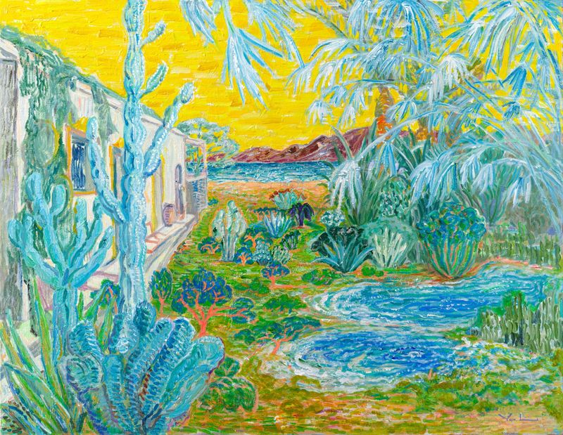 Blue garden-35177