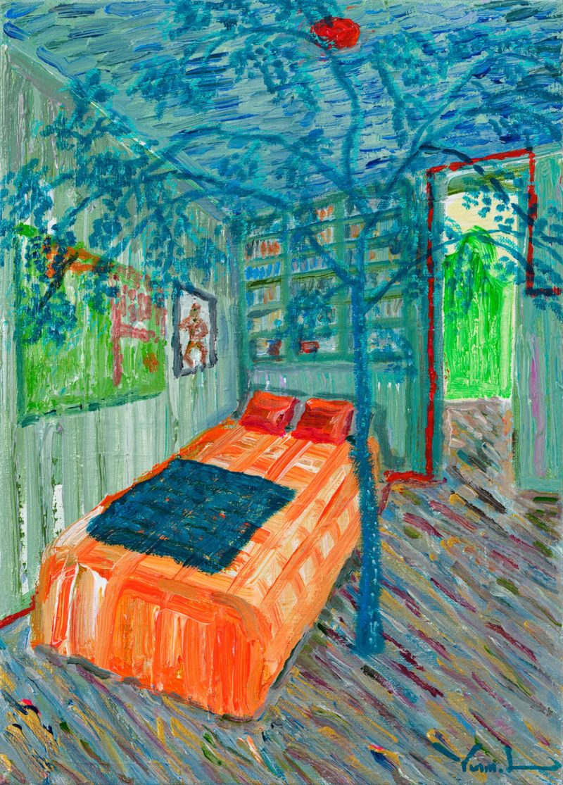 In the Shade of a Blue Tree-35179