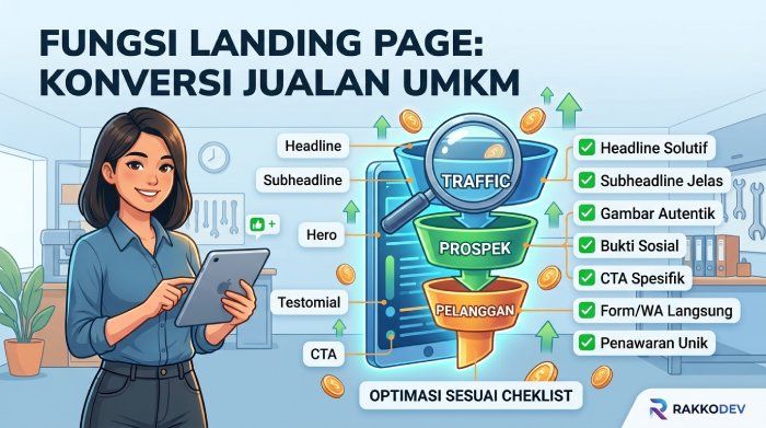 Elemen Landing Page Promosi: Yang Wajib Ada Biar Halamanmu Jualan