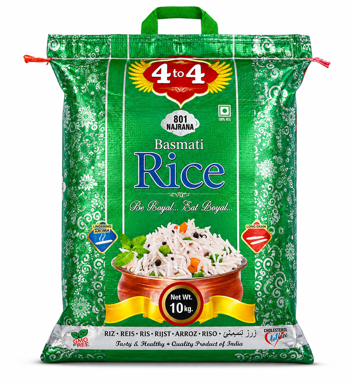 4 to 4 Najrana rice/chawal 10kg