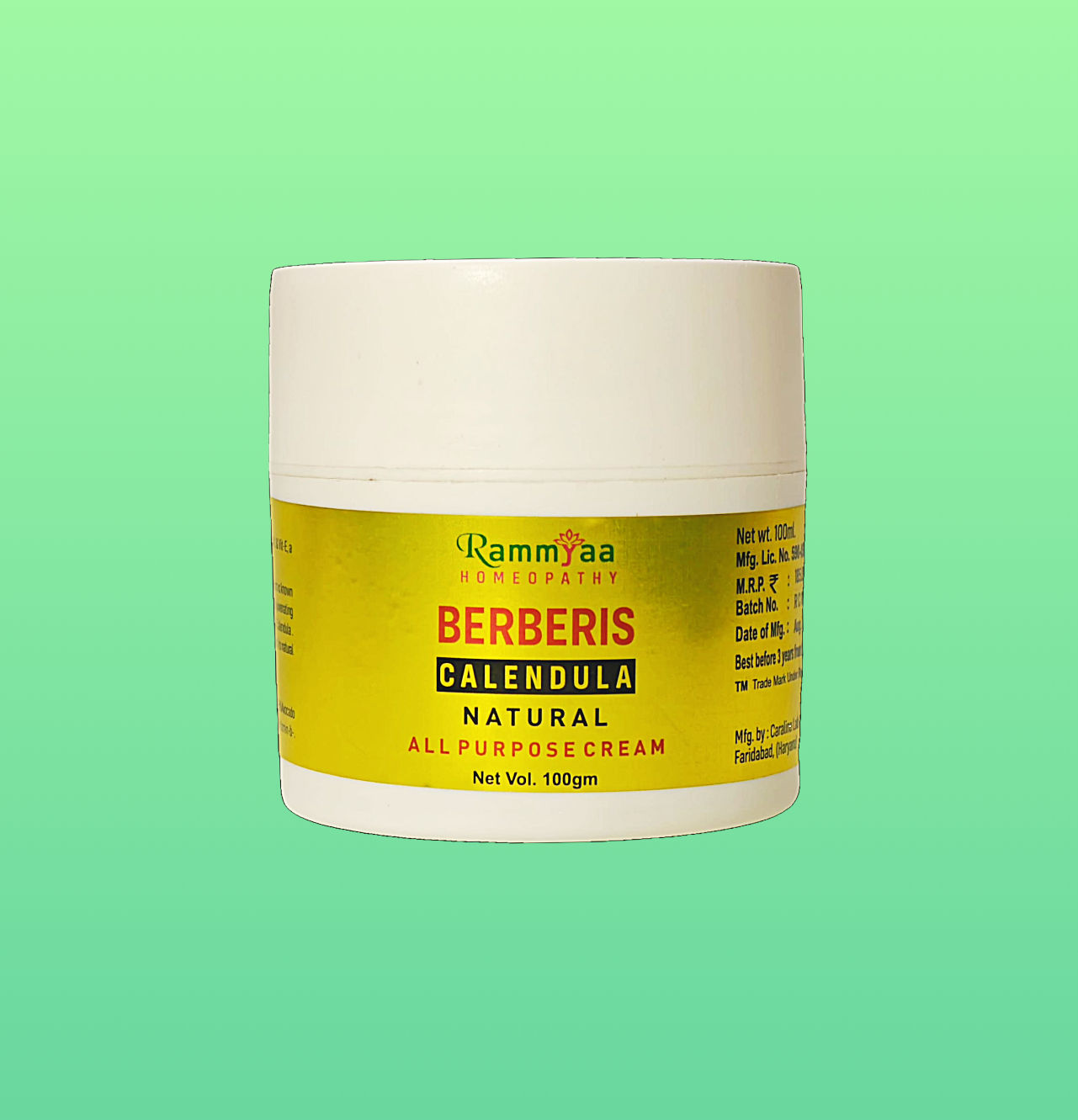 Rammyaa Berbaris Calendula All Purpose Natural Cream
