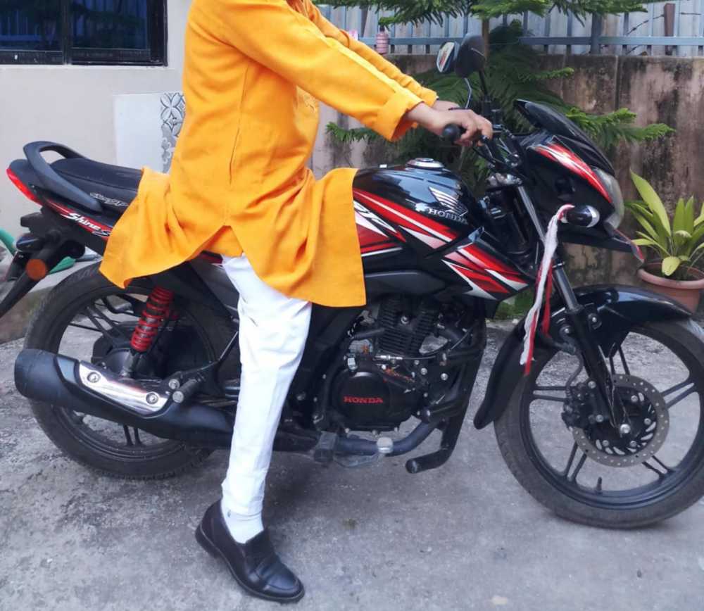 Used 2021 Honda Shine bike for sale in Kathmandu - Image 2 of 3