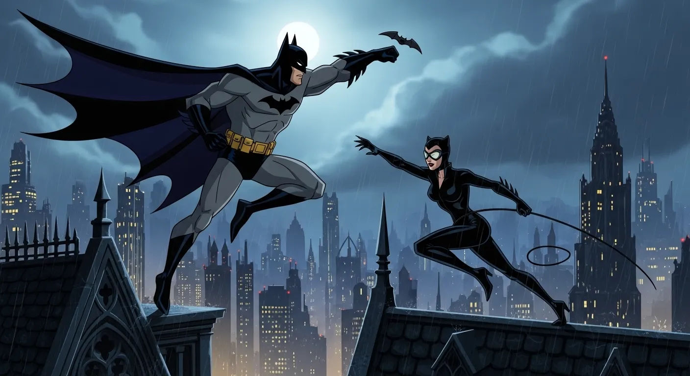 adam west batman catwoman