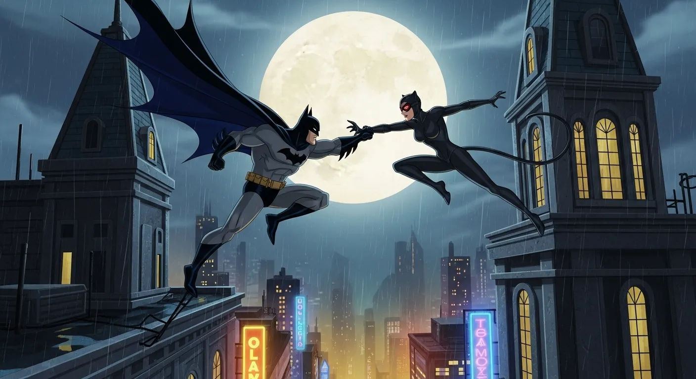 Adam West Batman Catwoman Classic Duo