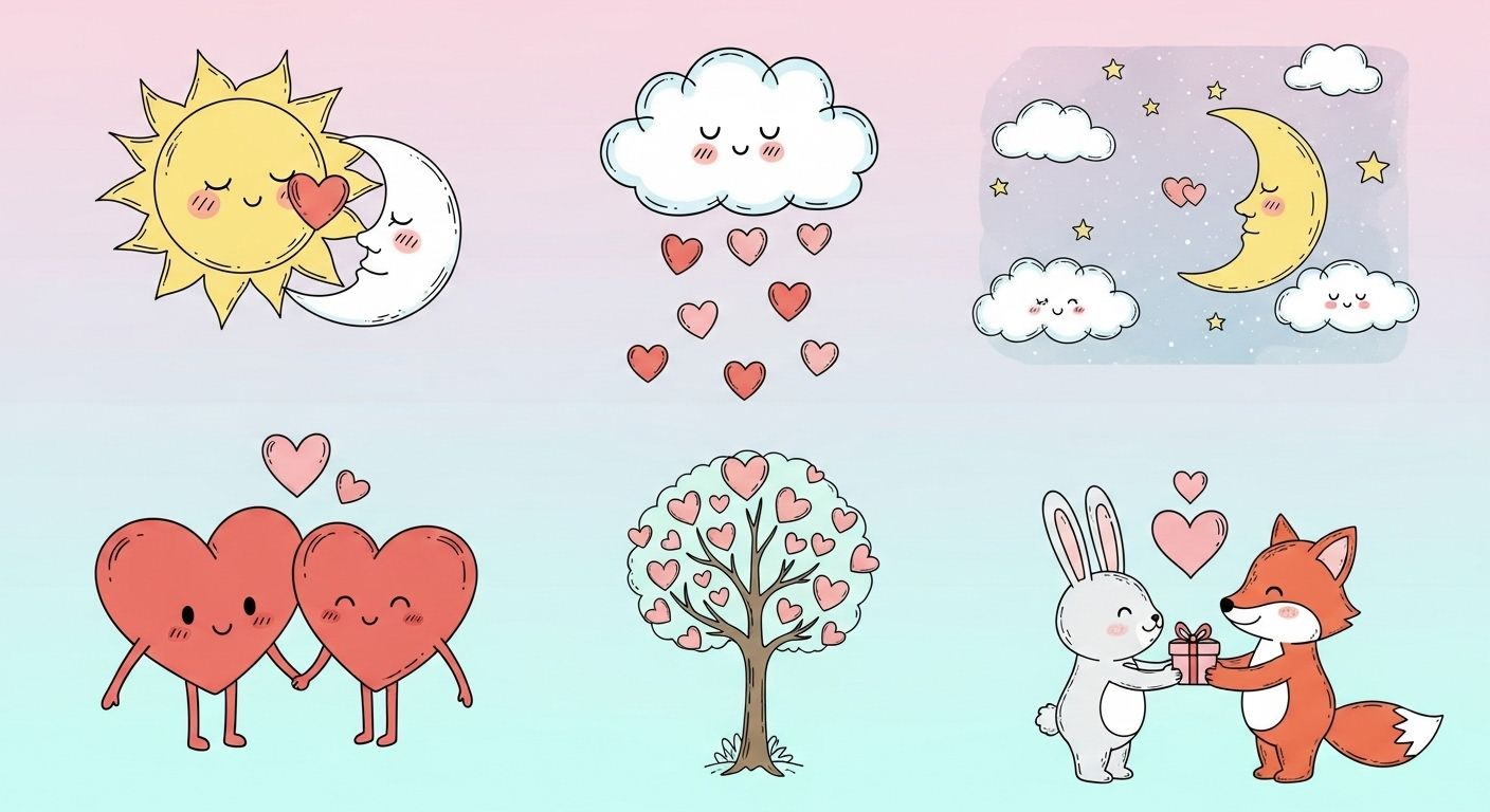 cute drawings love