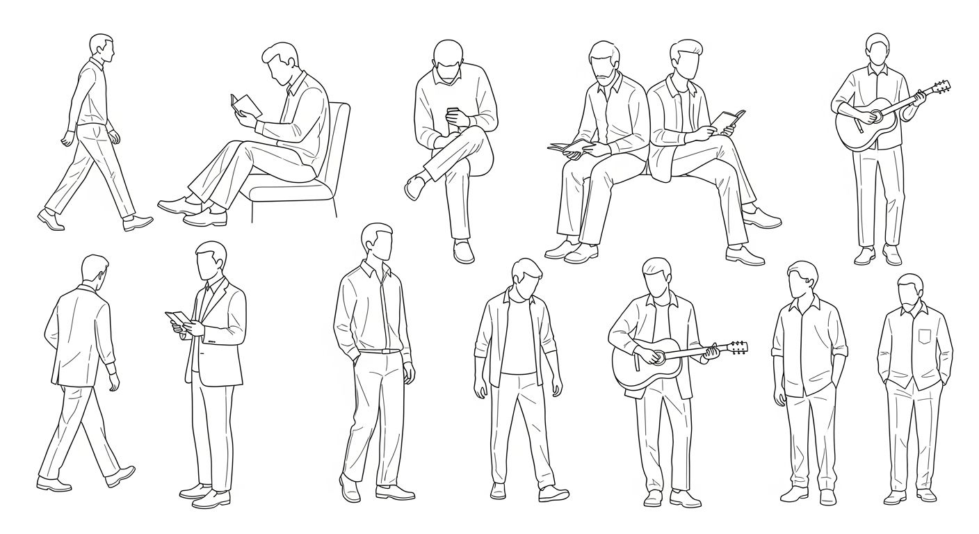 Drawings Of People Easy Beginner Techniques