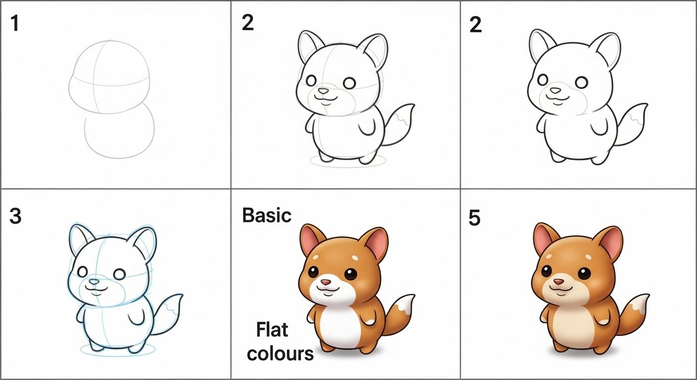 easy drawings to draw step by step