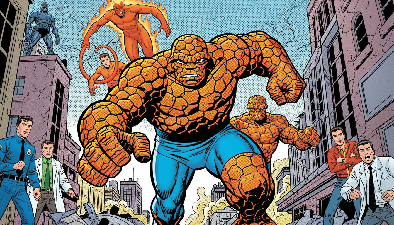 the thing fantastic four comic