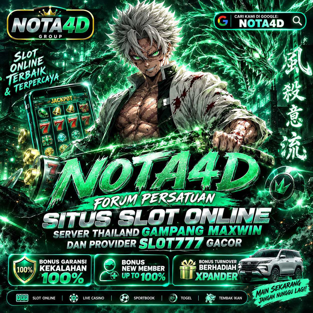 NOTA4D : Forum Persatuan Situs Slot Online Server Thailand Gampang Maxwin Dan Provider Slot777 Gacor image 1
