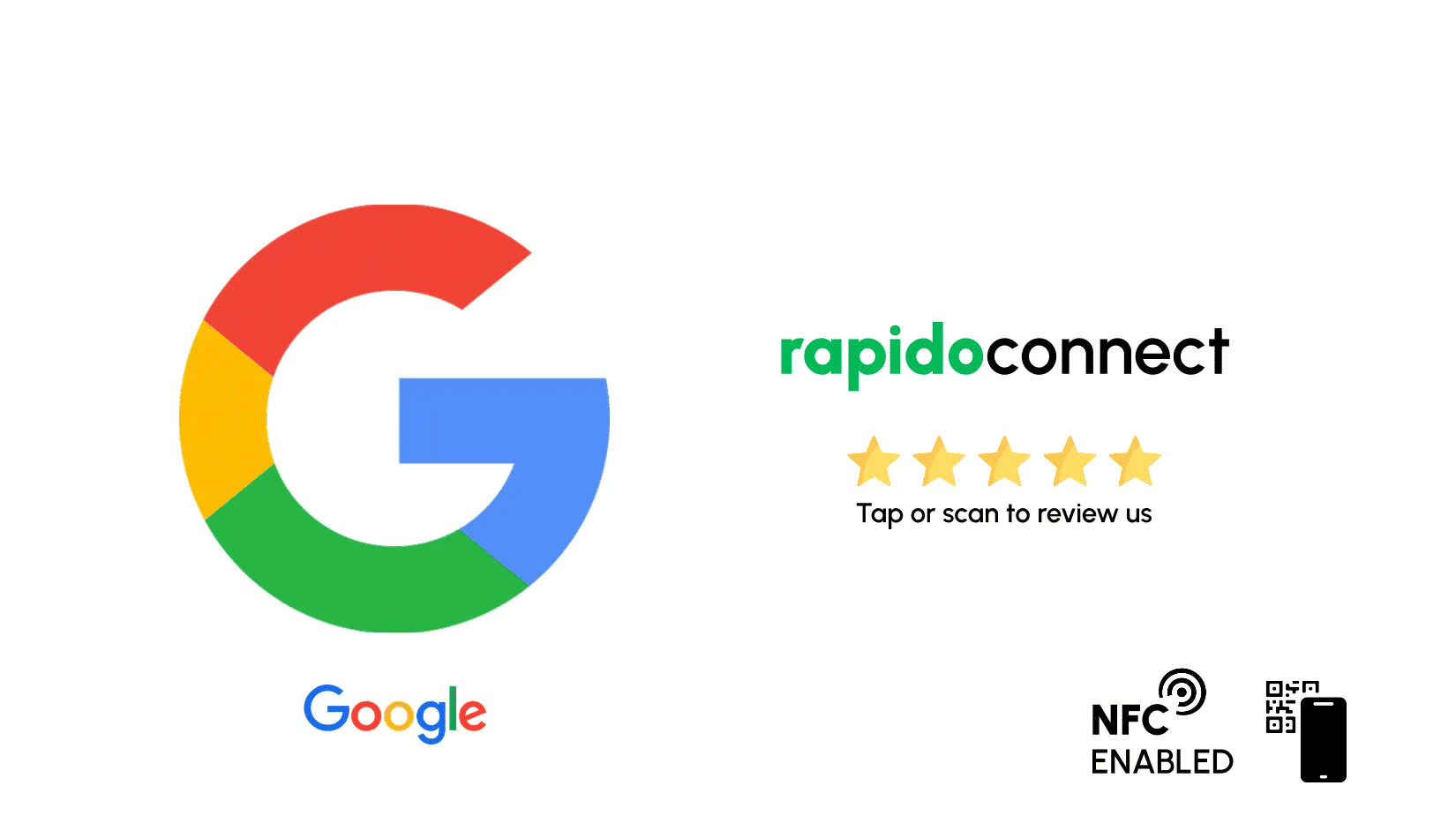 Google Review NFC Card for Saudi businesses - tap to review - 3
